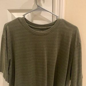 Striped green shirt